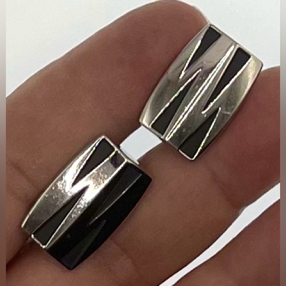 3 for $30 Vintage Signed Speidel Silver Tone Minimalist Cufflinks - Picture 2 of 6